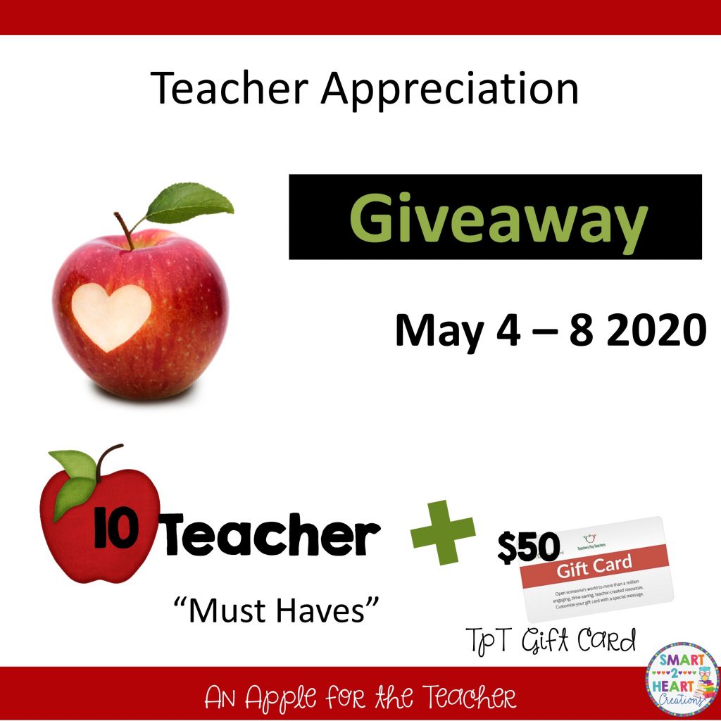 Teacher Giveaway! Monthly $100 Teachers Pay Teachers Giveaway